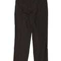 Pantaloni da abito dritti da uomo Marks & Spencer W36 L33 poliestere nero