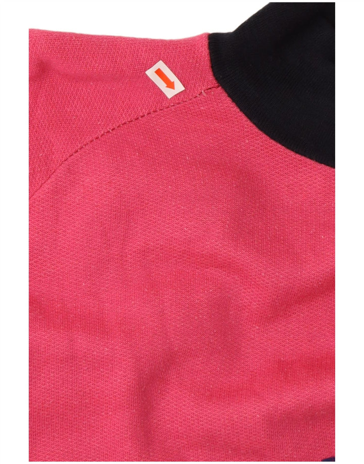 FOXHOUND Felpa con grafica da donna Maglione UK 16 Large Rosa