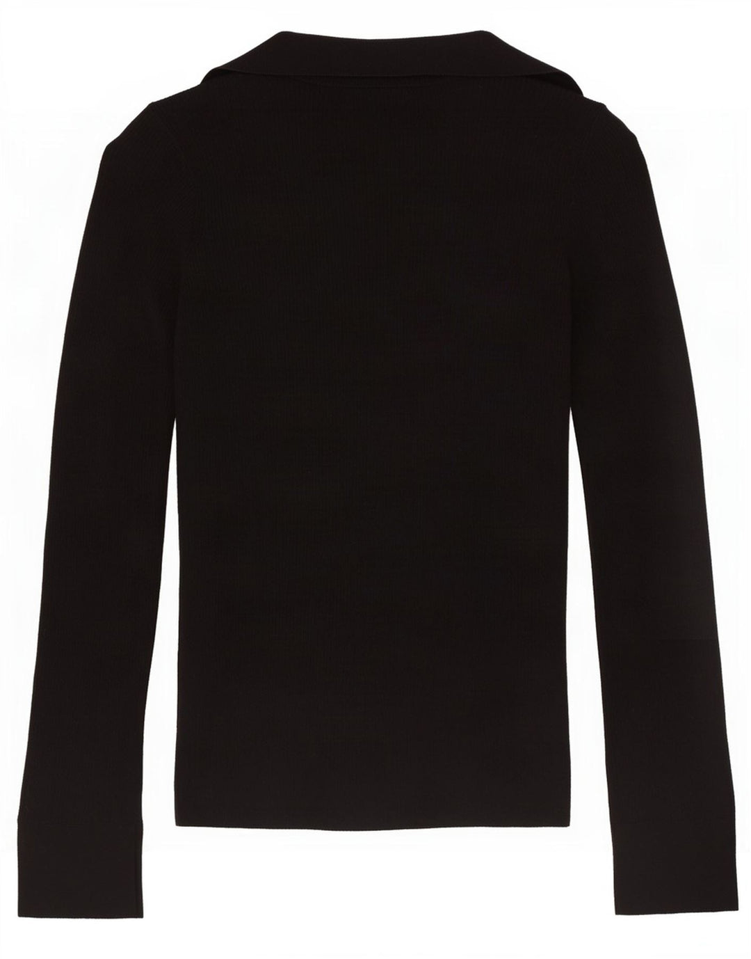 Maglione cardigan da donna Massimo Dutti UK 10 piccolo in lana nera