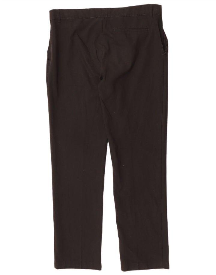 Pantaloni da abito slim Marks & Spencer da ragazzo 15-16 anni W34 L29 Poliestere nero
