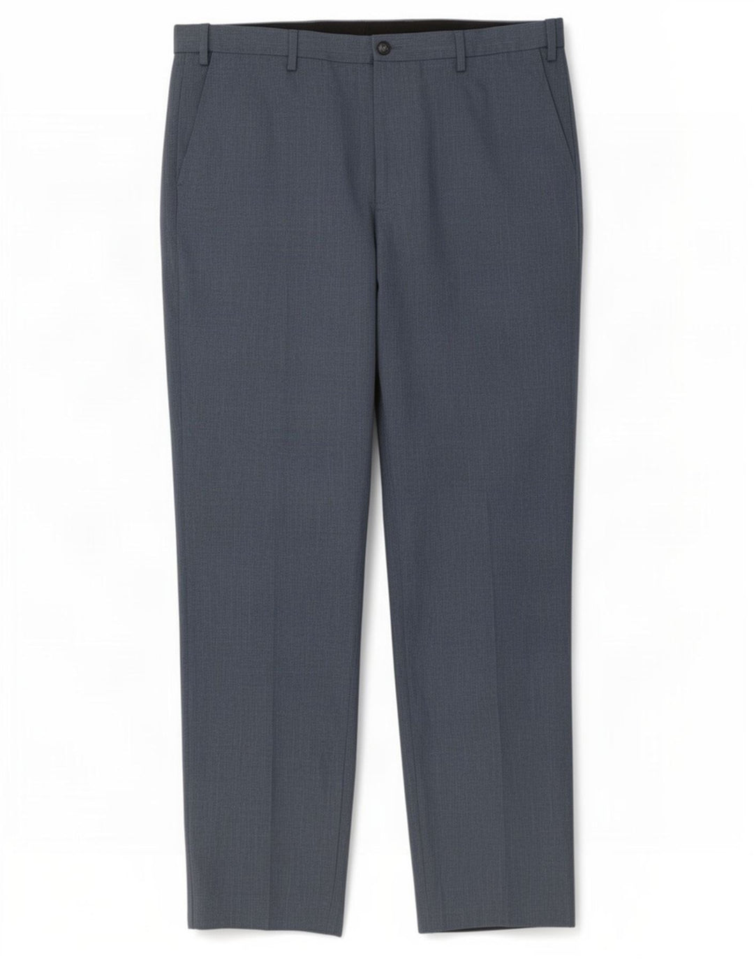 Pantaloni chino regolari da uomo Marks & Spencer W38 L33 poliestere blu