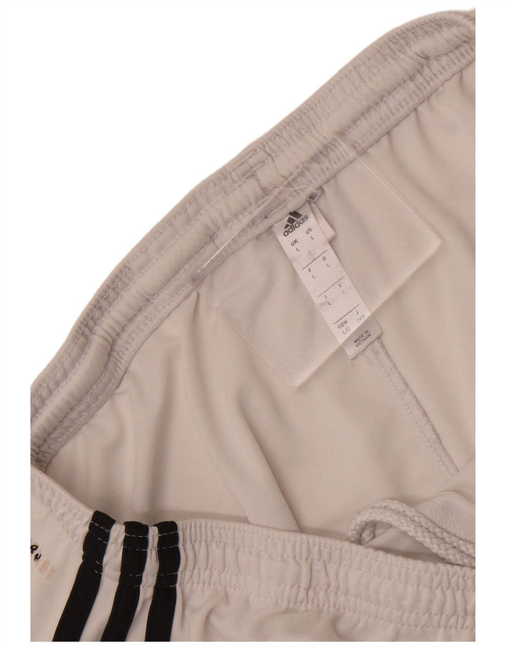 Pantaloncini sportivi Adidas Aeroready da uomo grandi bianchi