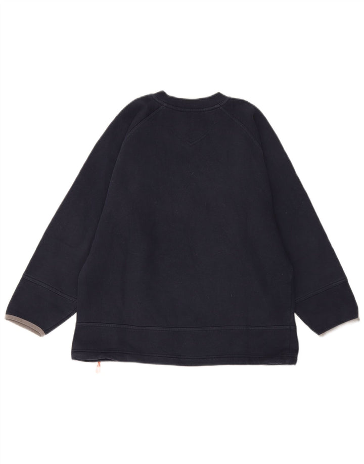 Felpa Adidas da bambino 11-12 anni in cotone blu navy