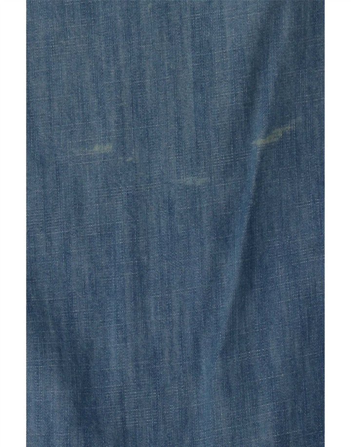 Abito in denim da donna Fat Face UK 12 Cotone blu medio