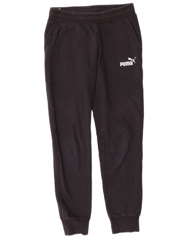Pantaloni da tuta da uomo Puma Joggers Medium Black Cotton
