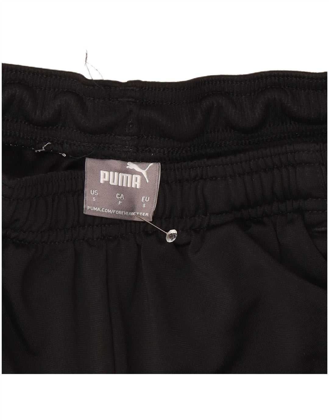 Pantaloni da tuta regolari da uomo Puma Joggers piccoli in poliestere nero