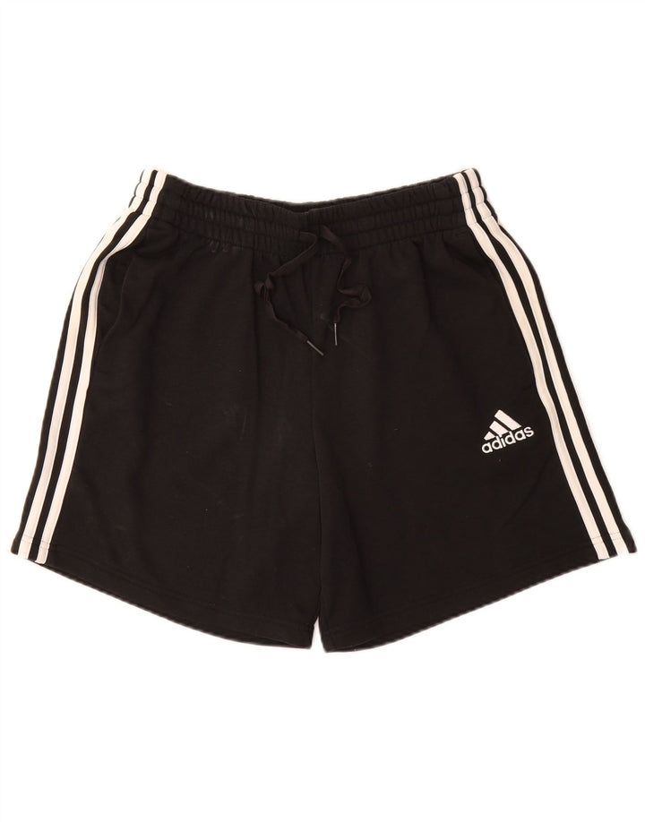 Pantaloncini sportivi Adidas da uomo medio cotone nero