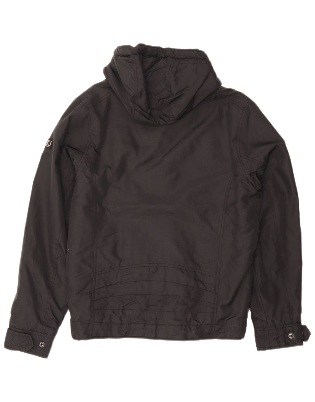 Giacca imbottita con cappuccio da uomo Calvin Klein UK 38 media nera