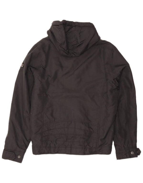 Giacca imbottita con cappuccio da uomo Calvin Klein UK 38 media nera