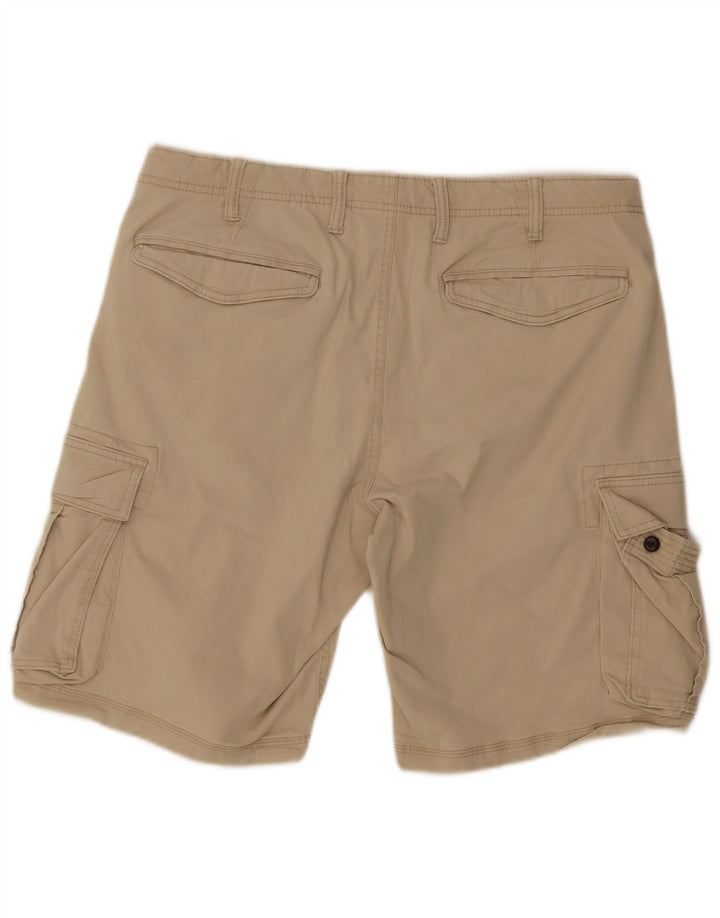 Gap Pantaloncini cargo kaki da uomo W36 grandi in cotone beige