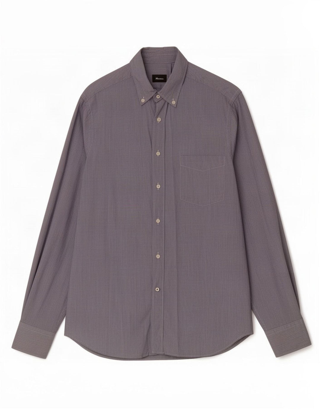 Camicia Uomo Massimo Dutti Gessato Grande Blu