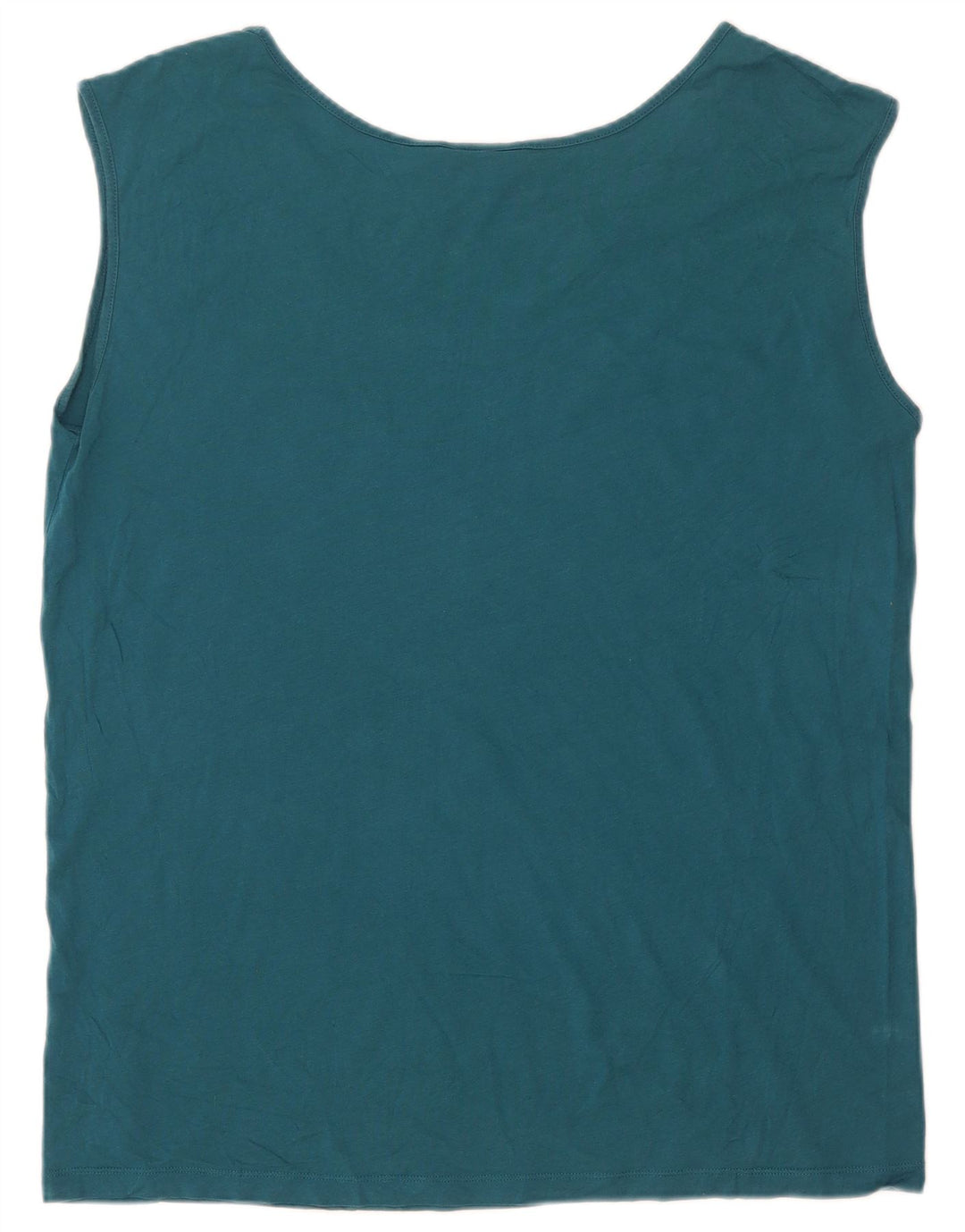 Canottiera grafica da donna Adidas UK 14 blu medio