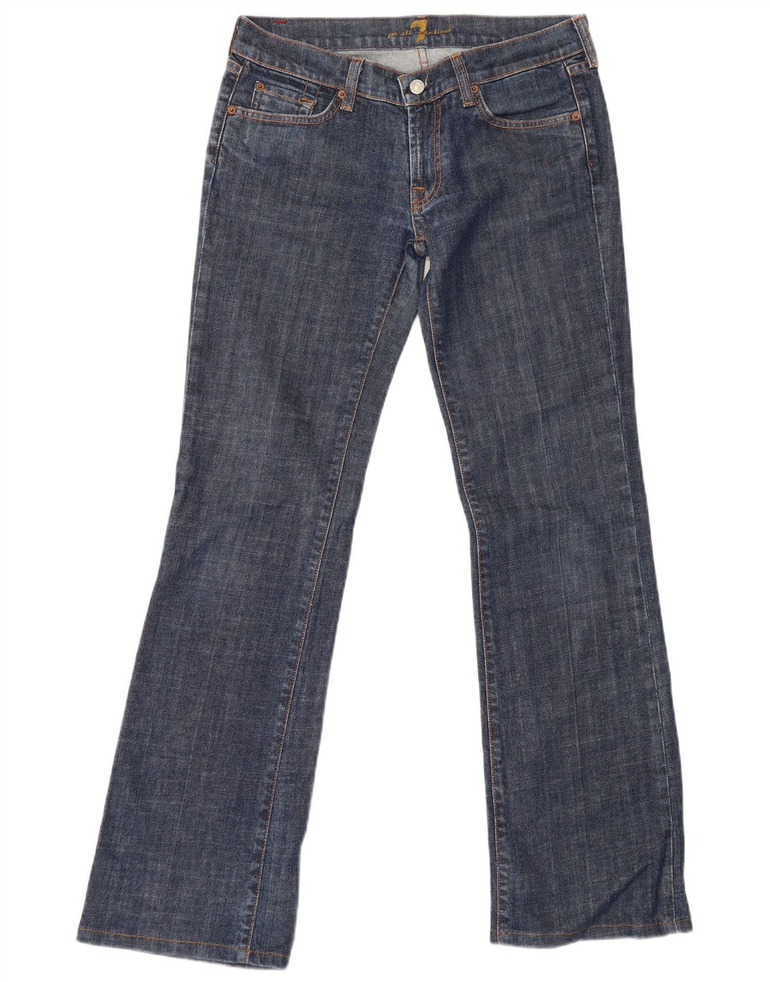 Jeans bootcut da donna 7 For All Mankind W29 L32 cotone blu
