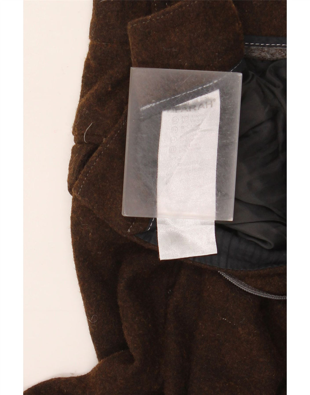 FARAH Pantaloni da Abito Dritti da Uomo W34 L26 Lana Marrone