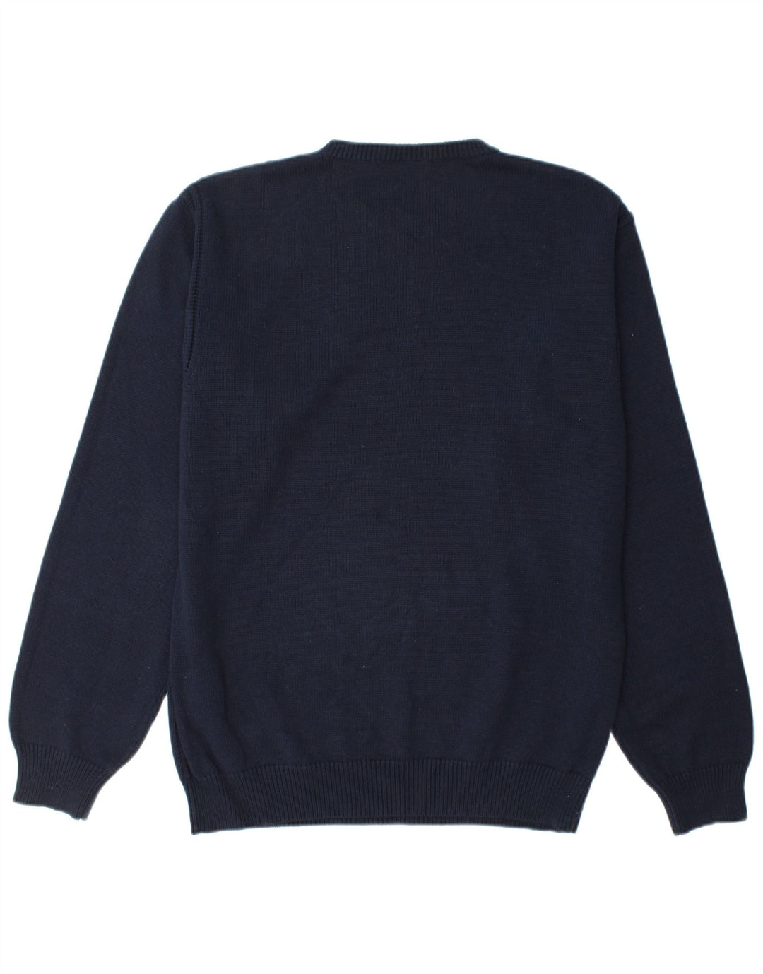 NAUTICA Maglione girocollo da uomo grande in cotone blu navy