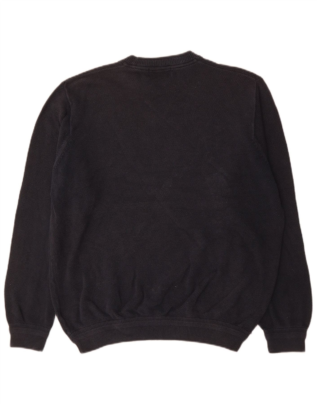 Maglione maglione girocollo da uomo Marks & Spencer blu Harbour blu navy medio