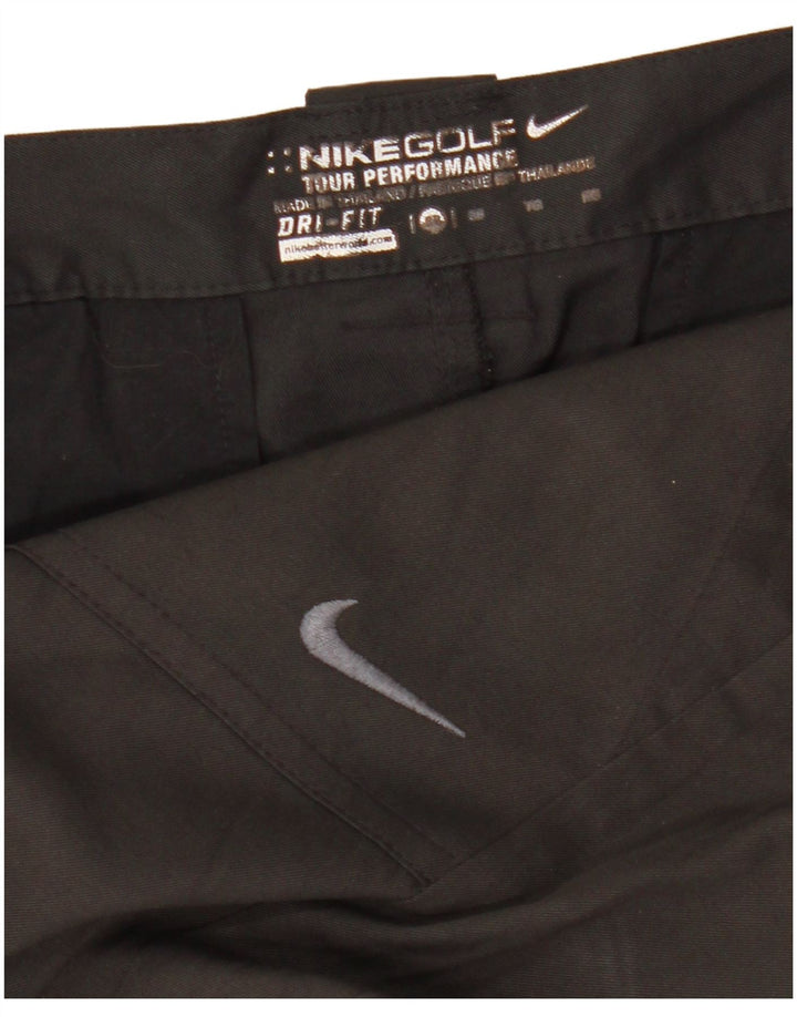 Pantaloncini chino Nike Dri Fit da uomo W38 XL poliestere nero