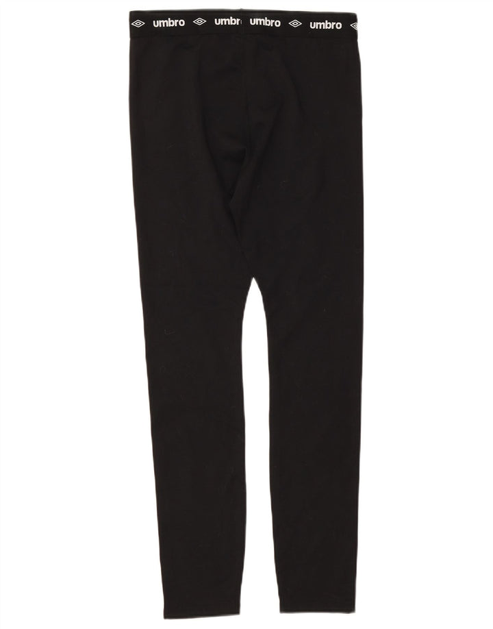 Leggings Bambina Umbro 15-16 Anni W26 Poliestere Nero