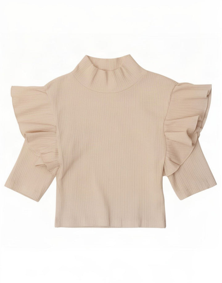 Top corto da donna Zara UK 8 piccolo bianco