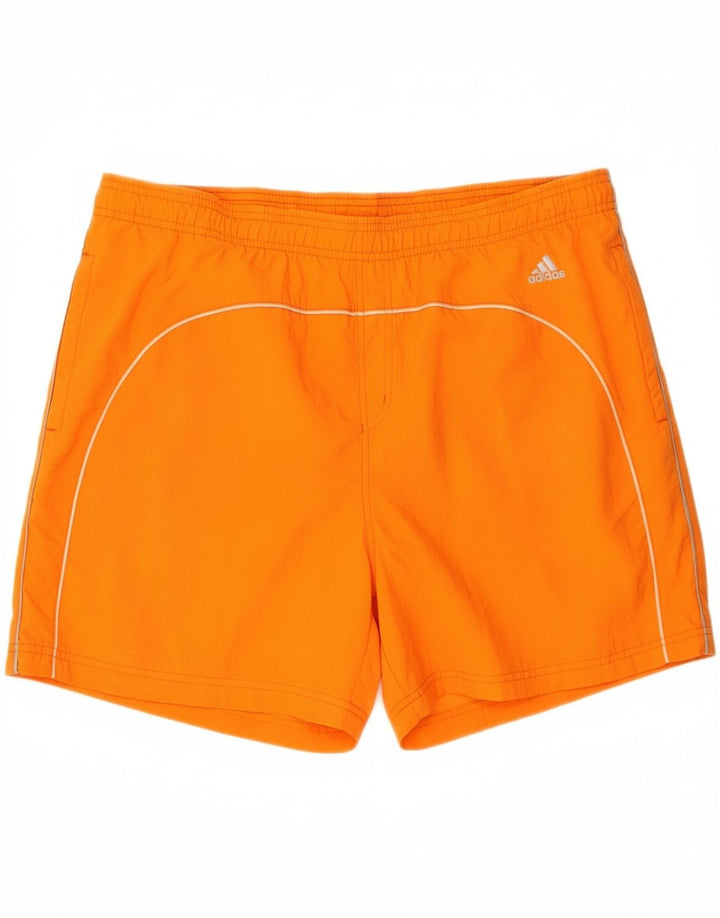 ADIDAS Mens Swimming Shorts XL  Orange Polyester
