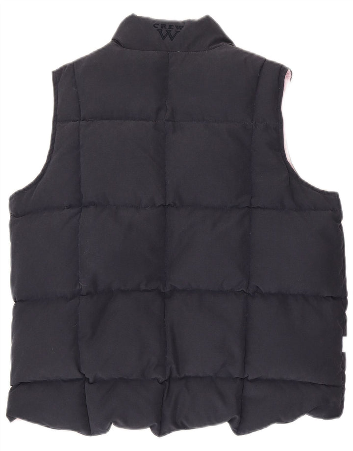 CREW CLOTHING Gilet imbottito reversibile da donna UK 16 grande poliestere rosa