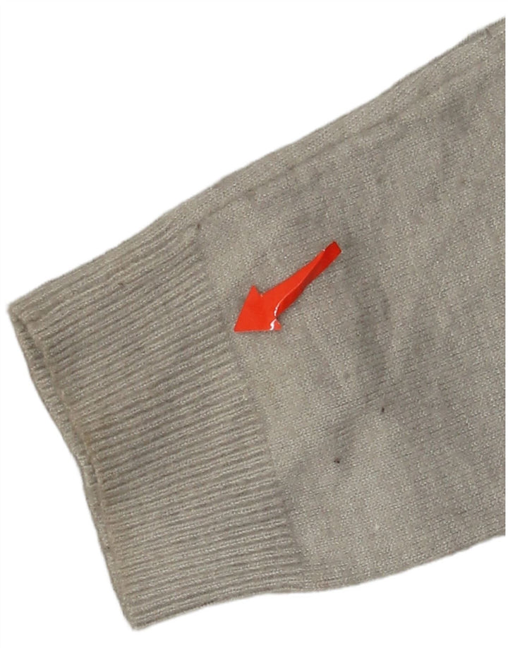 Maglione cardigan corto da donna Zara UK 12 Grigio medio