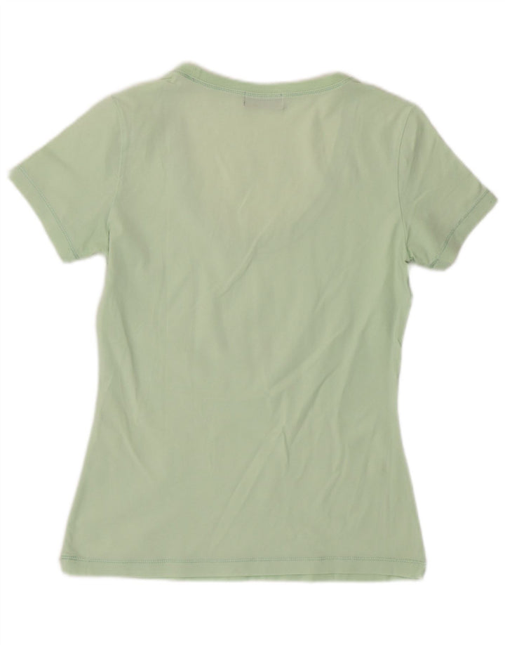 T-shirt grafica da donna Sergio Tacchini Top UK 10 Small Verde