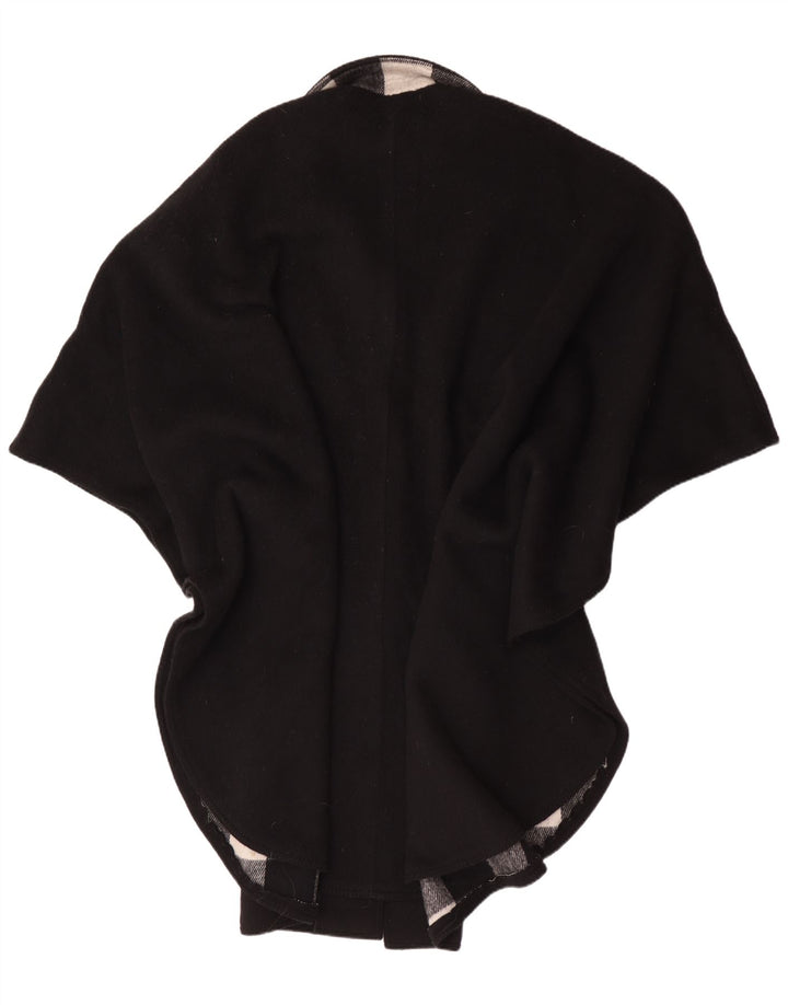 Cappotto poncho da donna Althof Petit Paris EU 38 lana nera media