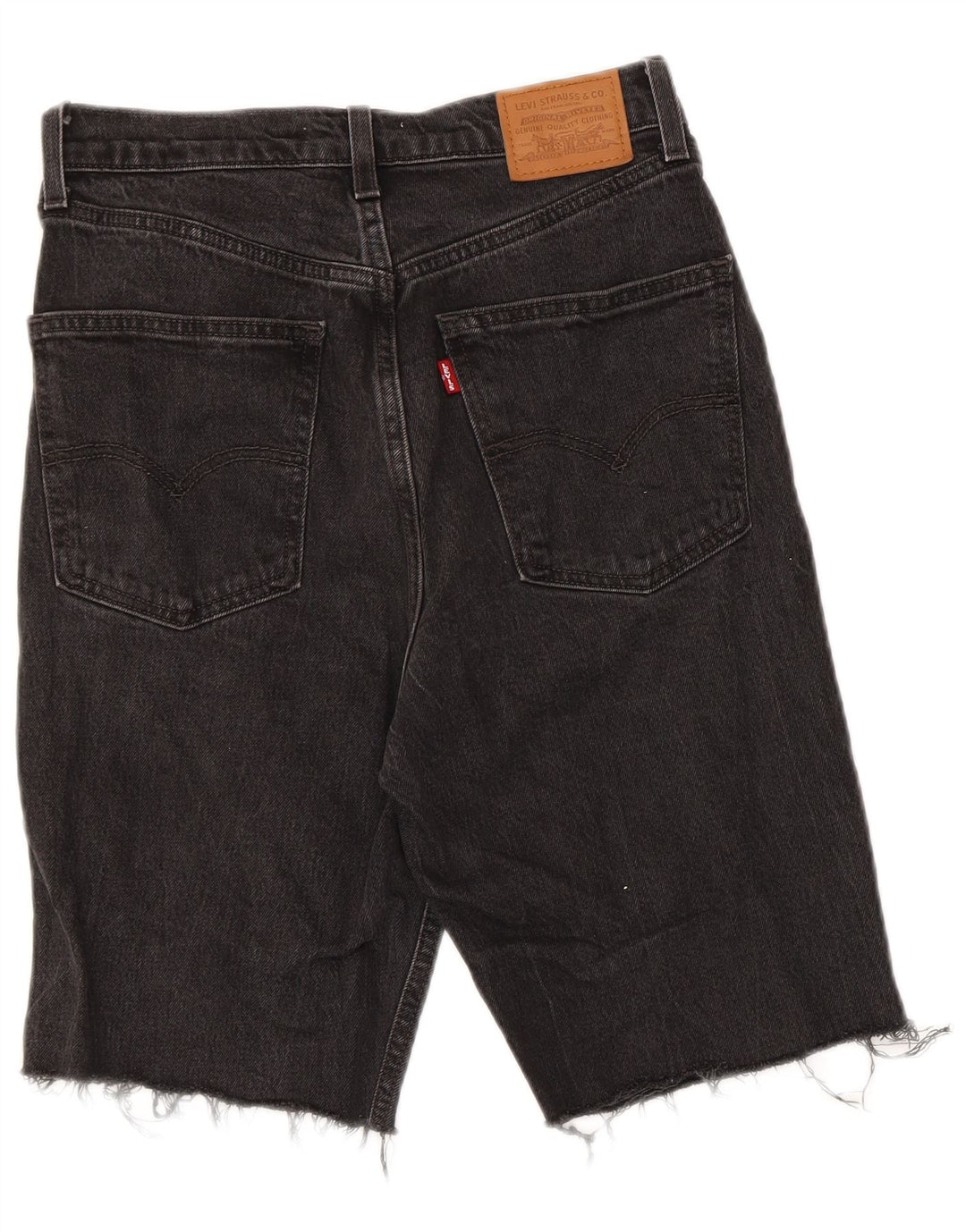 Pantaloncini di jeans da uomo Levi's W27 XS in cotone nero