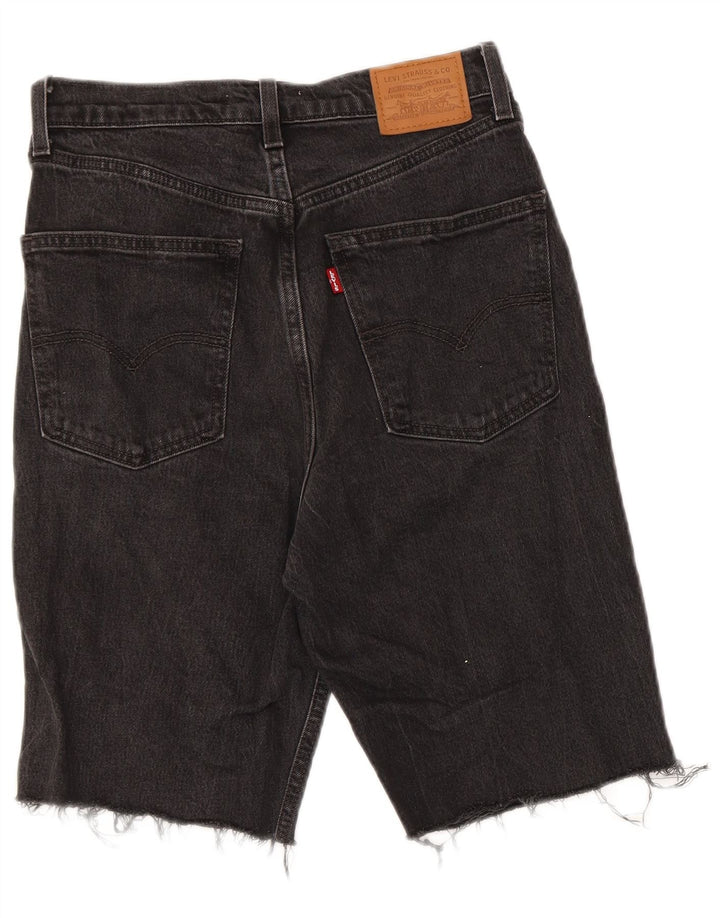 Pantaloncini di jeans da uomo Levi's W27 XS in cotone nero