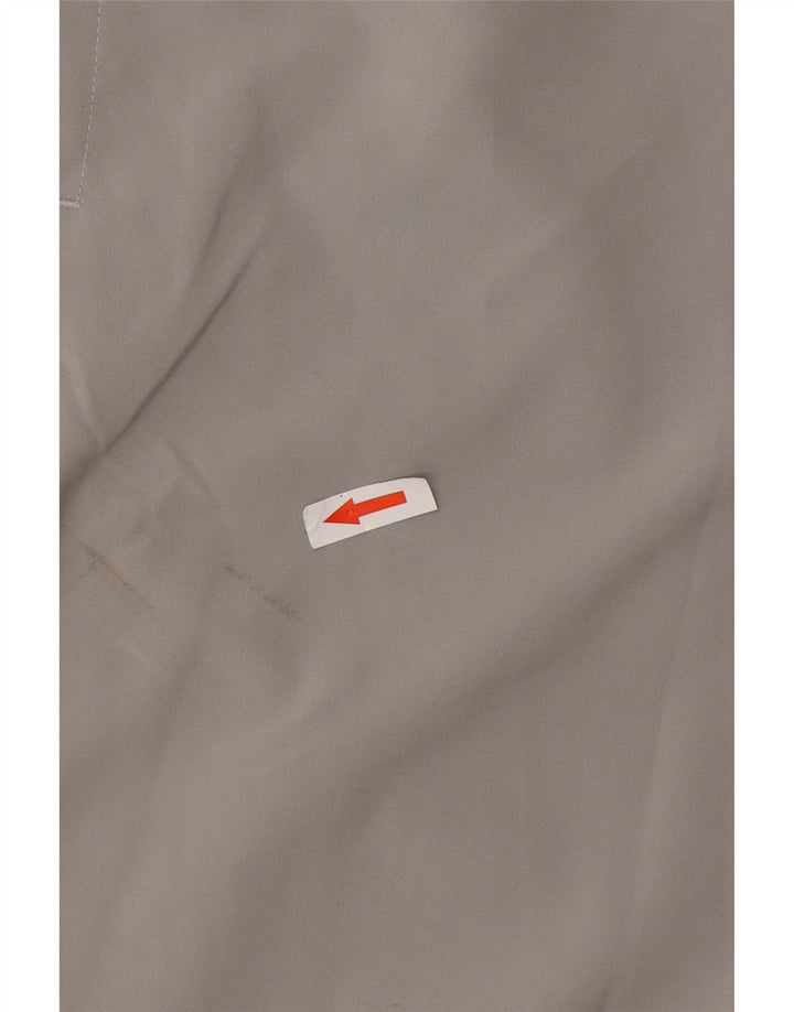 Pantaloncini sportivi da uomo Adidas piccoli in poliestere grigio
