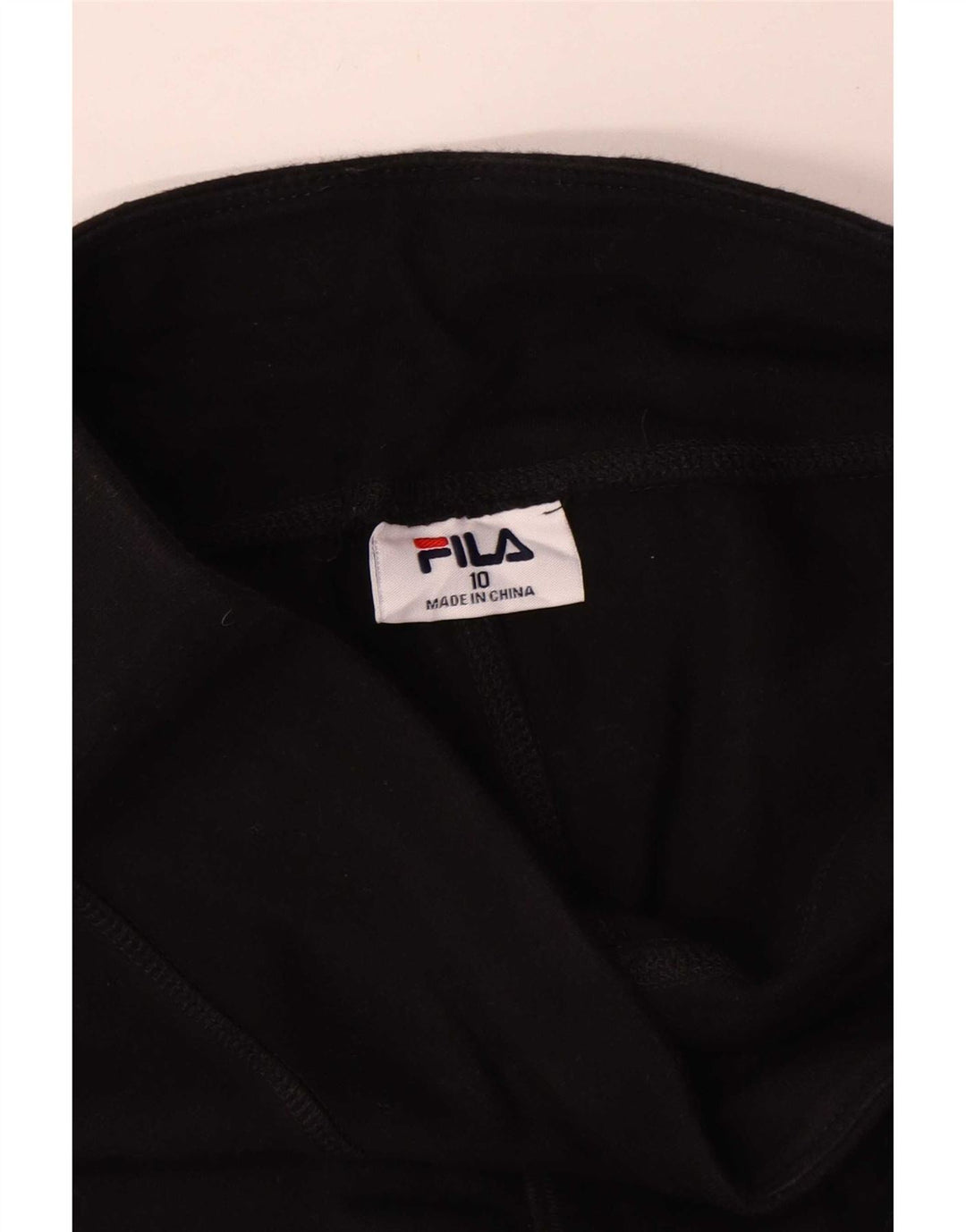 Leggings grafici da donna Fila UK 10 piccoli neri
