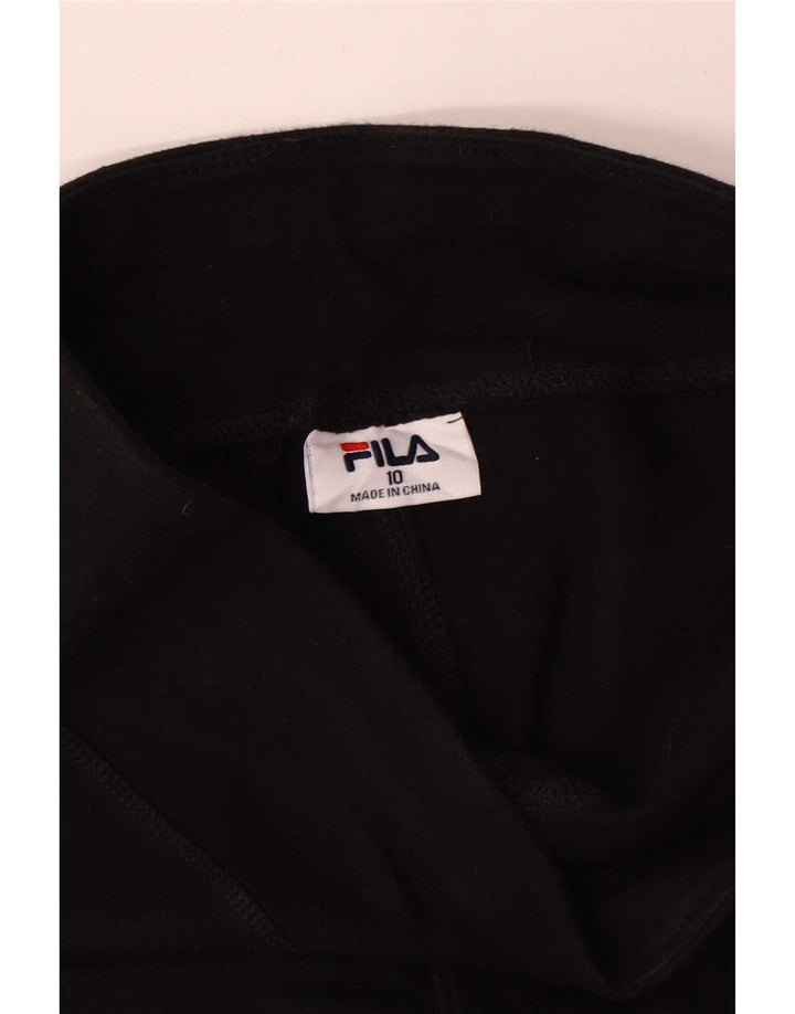 Leggings grafici da donna Fila UK 10 piccoli neri