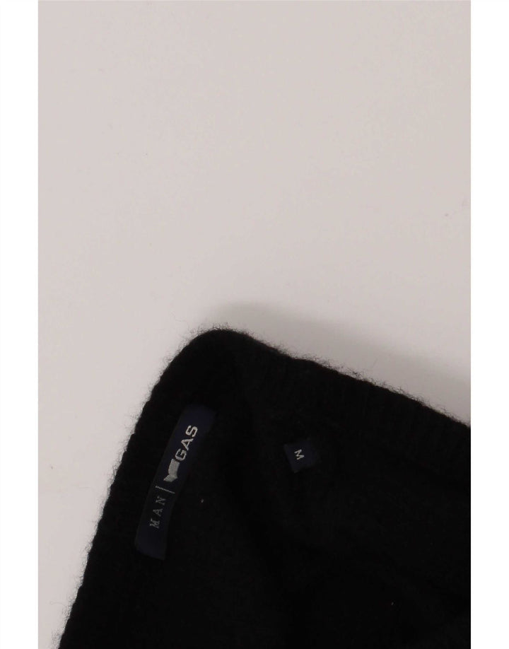 Maglione maglione girocollo da uomo Gas nero medio