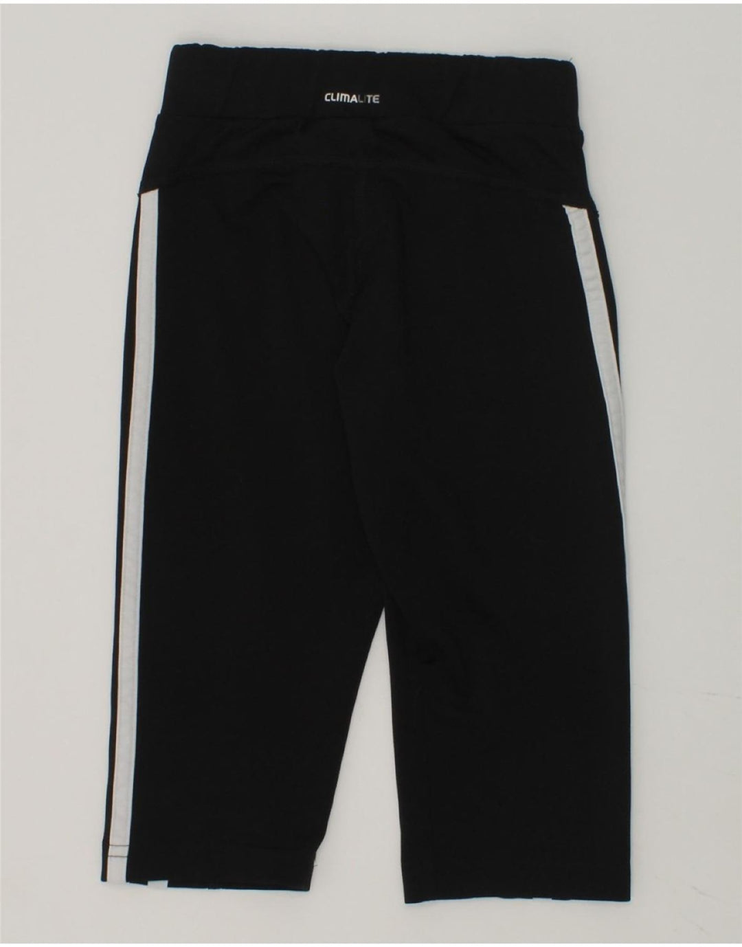 ADIDAS Girls Climalite Tracksuit Trousers 5-6 Years Black Polyester | Vintage Adidas | Thrift | Second-Hand Adidas | Used Clothing | Messina Hembry 