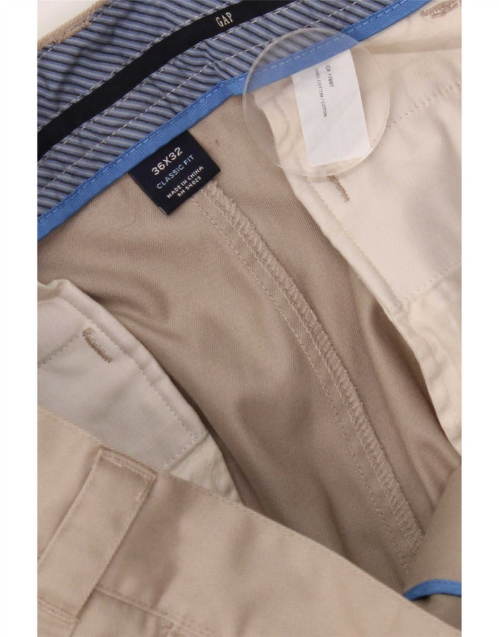 Pantaloni chino Gap da uomo con vestibilità classica W36 L32 in cotone grigio