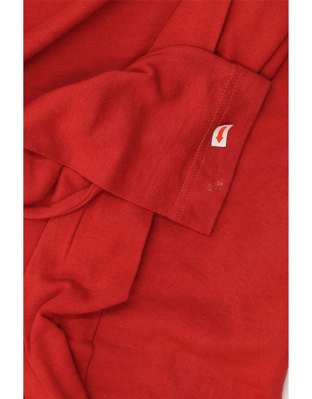 Replay Top grafico da uomo a maniche lunghe XL in cotone rosso