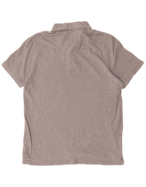 Crew Clothing Polo da uomo grande in cotone grigio