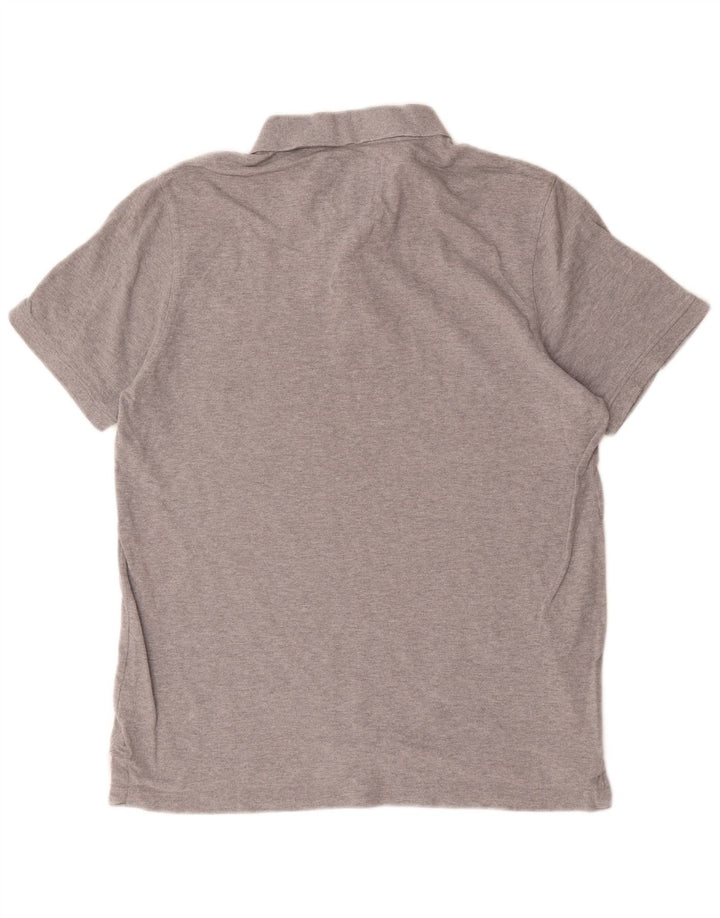 Crew Clothing Polo da uomo grande in cotone grigio