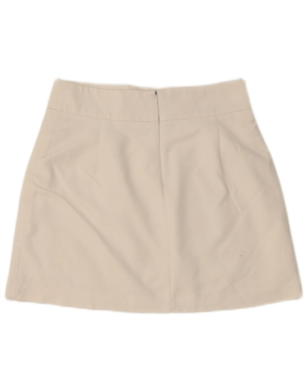 Minigonna Zara da donna media W28 in cotone bianco