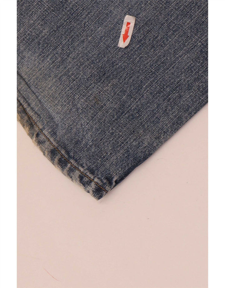 Jeans dritti invecchiati Lee Seattle da uomo W34 L36 Blu