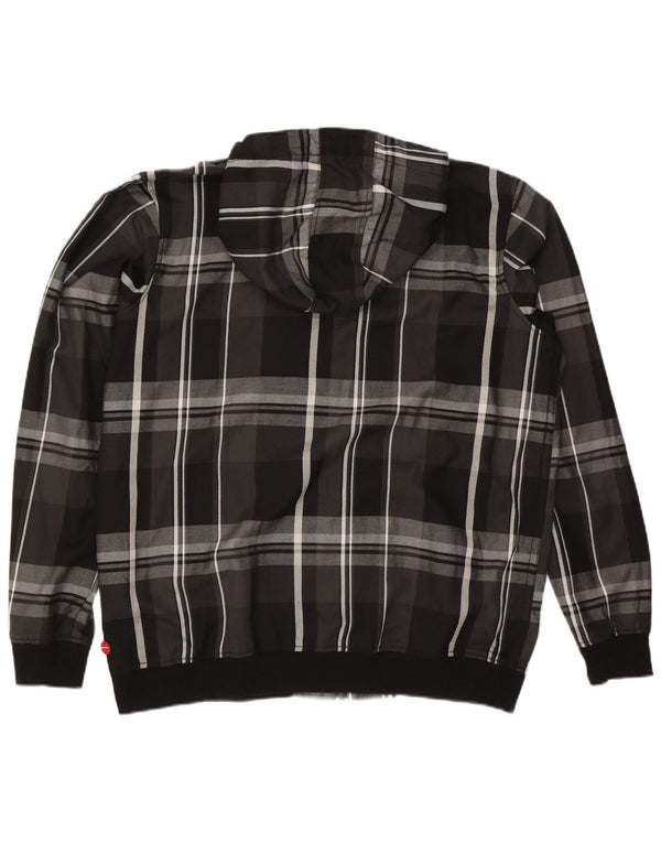 Giubbotto bomber con cappuccio da uomo O'Neill UK 46 2XL Poliestere a quadri nero