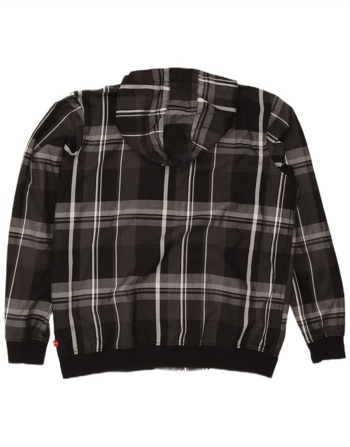Giubbotto bomber con cappuccio da uomo O'Neill UK 46 2XL Poliestere a quadri nero