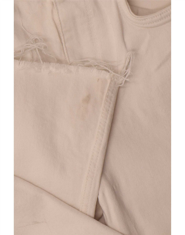 Jeans Bootcut da donna Zara EU 40 medio W30 L25 cotone bianco