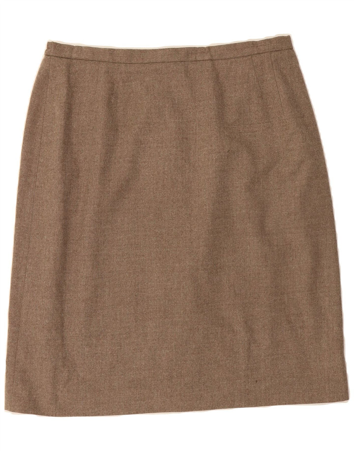 EASTEX Womens Pencil Skirt EU 46 XL W38  Brown Wool Vintage Eastex and Second-Hand Eastex from Messina Hembry 