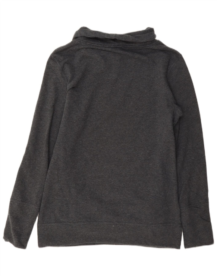 Felpa grafica da donna Puma Jumper UK 12 Cotone grigio medio