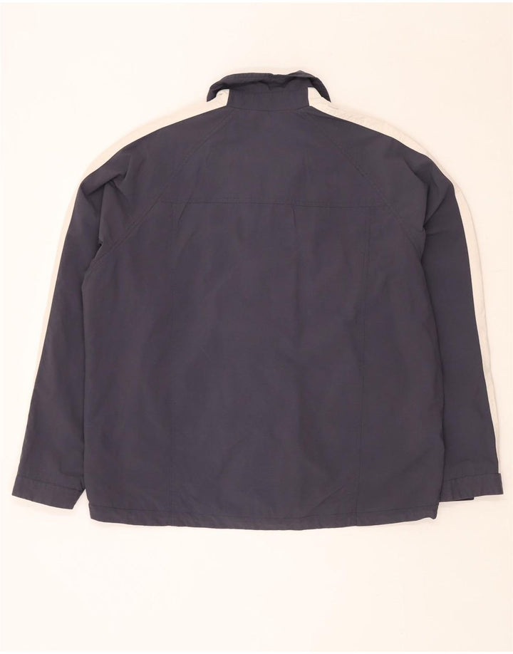 Giacca a vento da uomo FILA IT 50 Large Blu Navy Colourblock in poliammide