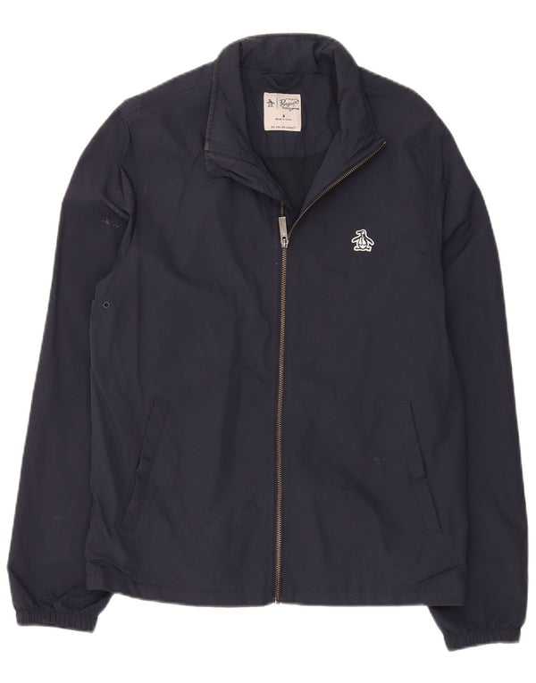 Giubbotto bomber da uomo Penguin UK 38 nylon medio blu navy