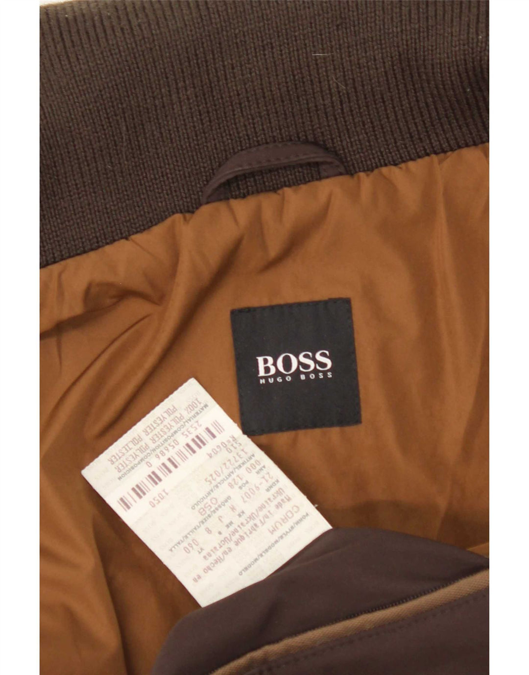 Giacca utilitaria da uomo Hugo Boss EU 58 3XL Poliestere marrone