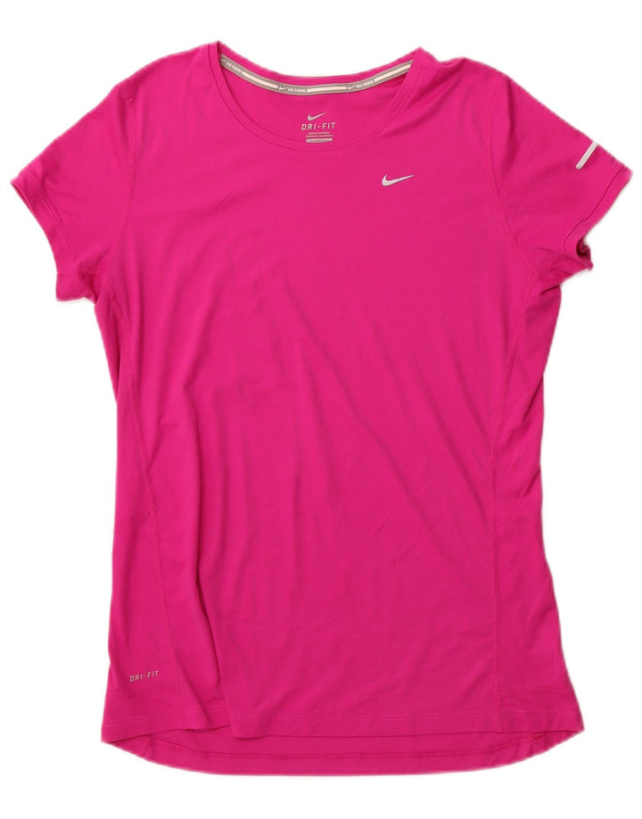 Maglietta Nike Dri Fit da donna, taglia UK 14, grande, rosa